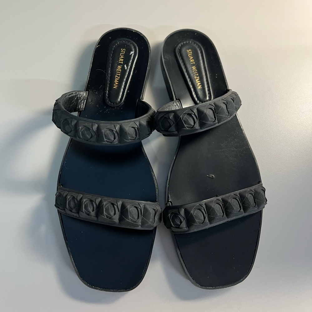 Stuart Weitzman Rosita Slide Sandals Size 9.5 - Picture 6 of 12